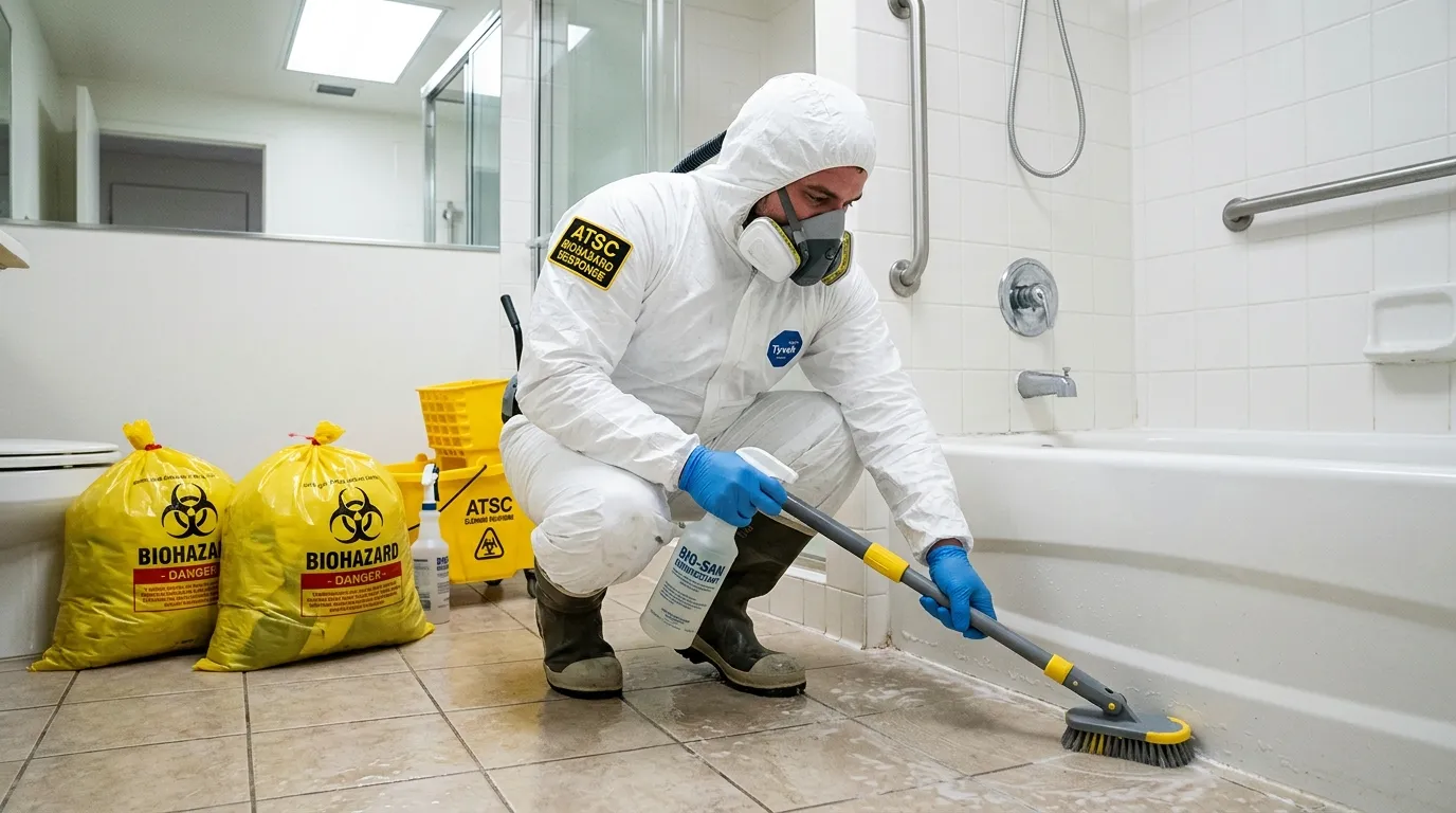 Decontamination equipment deployed for Blood Cleanup in Vinita